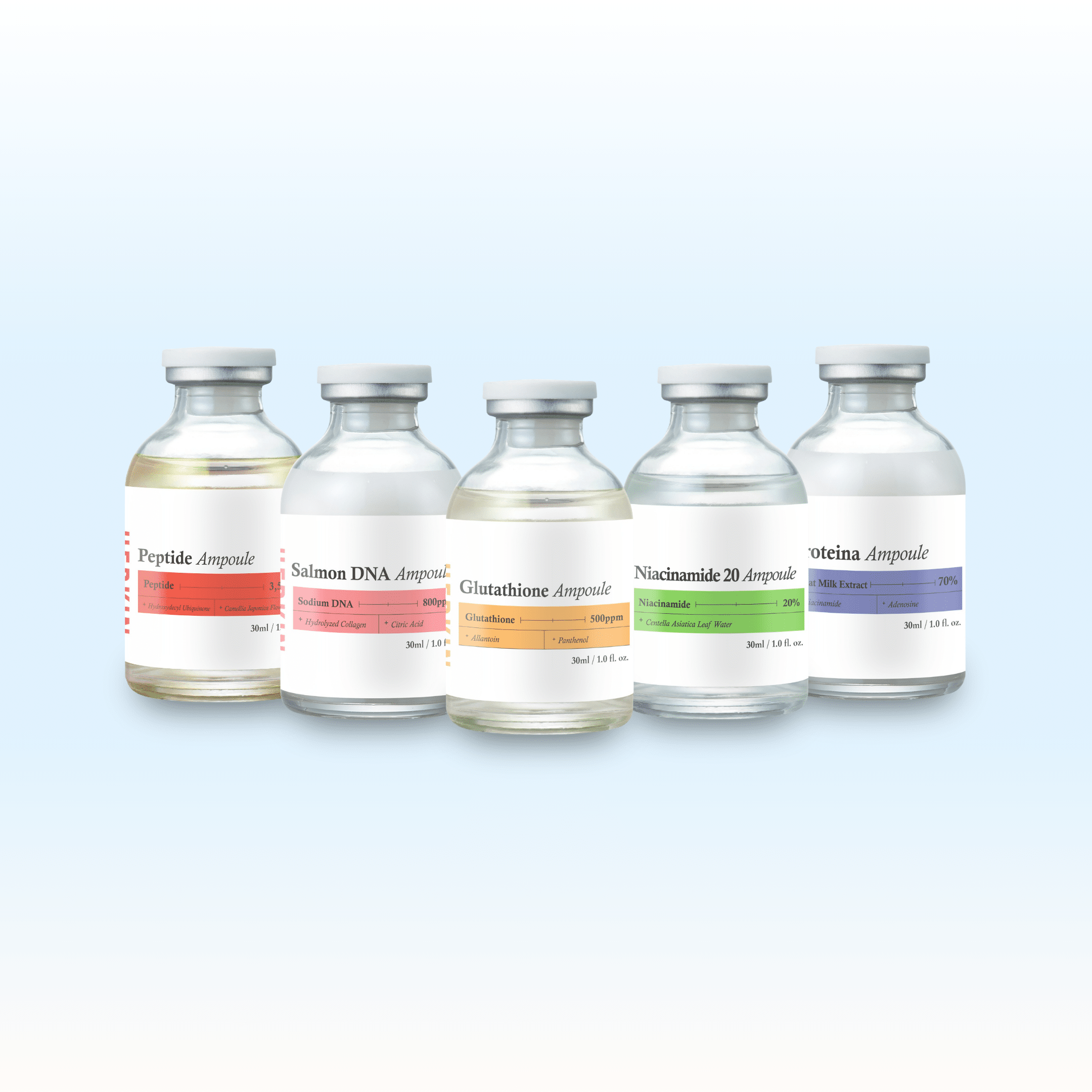 Herkin Complete Ampoule Collection | 5 × 30ml